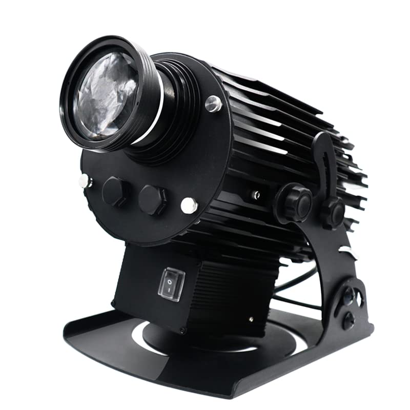 Custom LED GOBO Projector Light with Auto-Switch & 5 GOBO Glasses - 200W Waterproof Logo Projector for Indoor/Outdoor Advertising - Perfect for Hotels, Restaurants, Bars, Weddings, and Corporate Branding Events