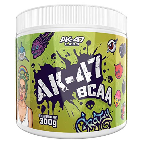AK 47 Labs BCAA 300g - Premium Branched Chain Amino Acid Supplement for Muscle Recovery & Growth | Ideal for Workout, Fitness & Bodybuilding