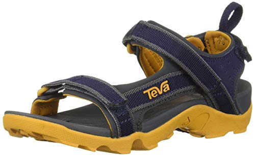 Teva Kids' K Tanza Sport Sandals - Waterproof Hiking Sandals for Boys & Girls - Comfortable Outdoor Adventure Footwear for Beach, Camping, and Play