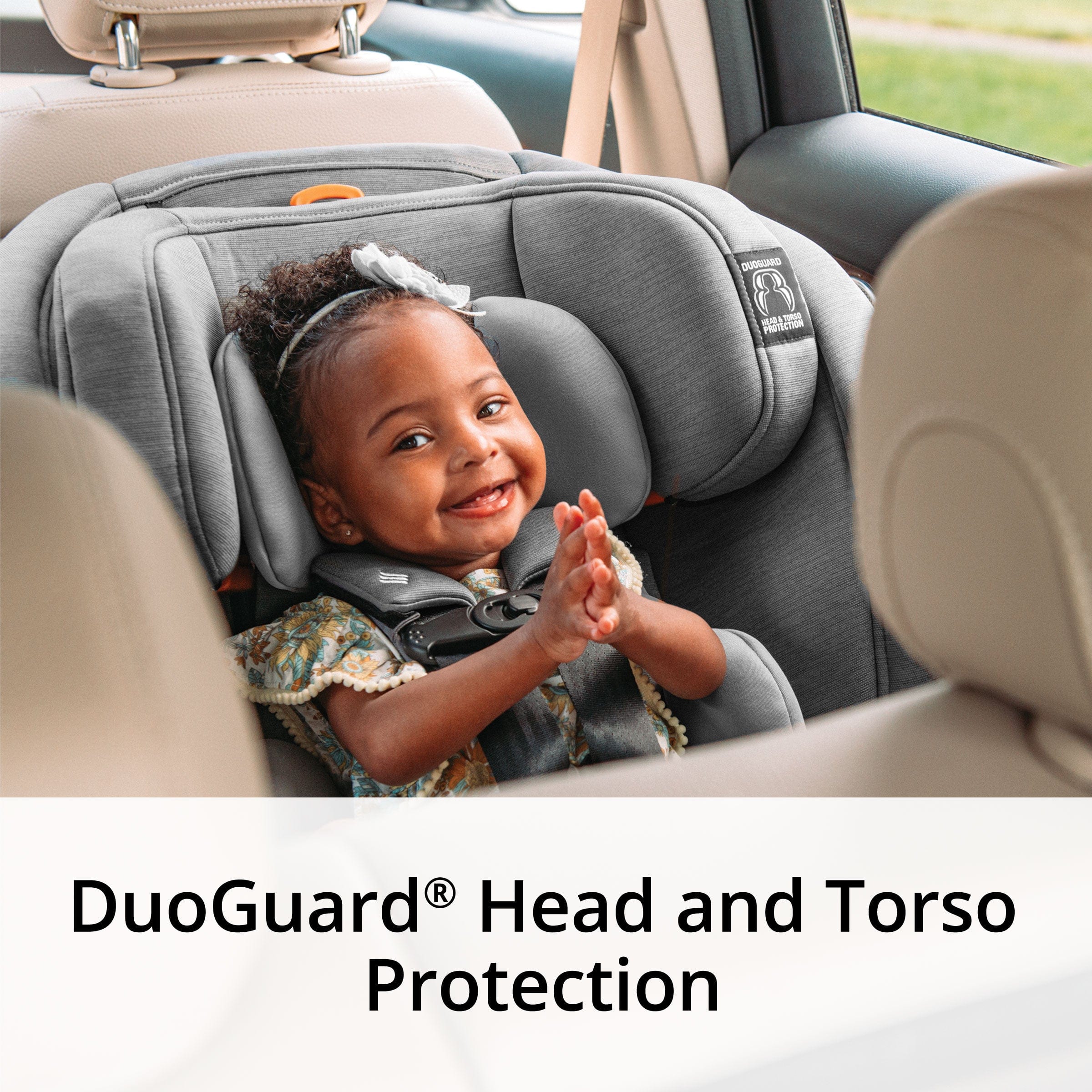 Chicco OneFit ClearTex All-In-One Convertible Car Seat for Infants to Toddlers - Safe & Comfortable for Travel, School & Family Road Trips