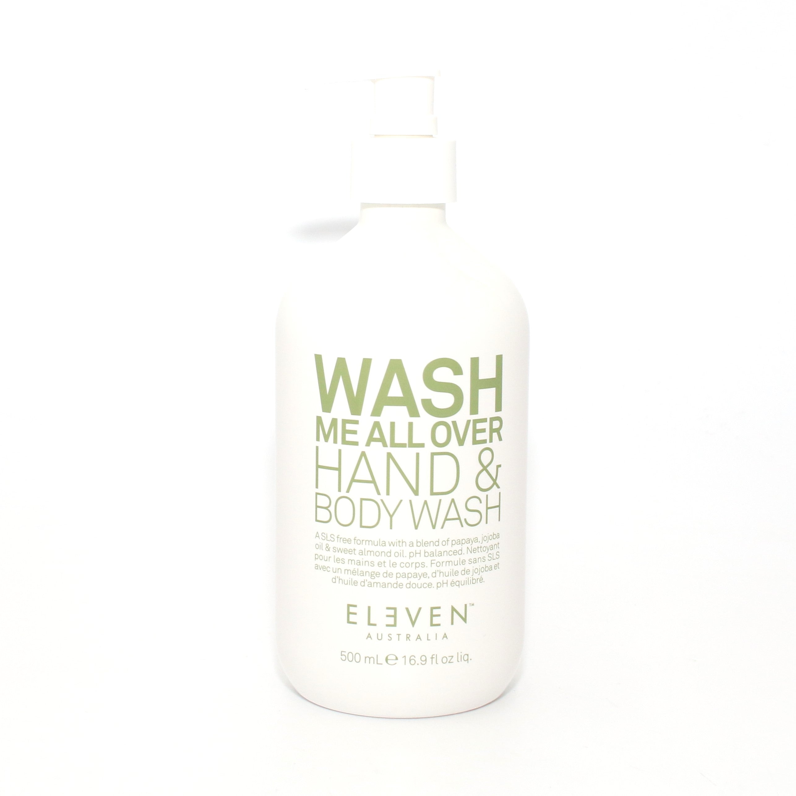 Eleven Wash Me All Over Hand & Body Wash - 16.9 oz | Moisturizing Cleanser for All Skin Types | Perfect for Shower, Bath & Travel
