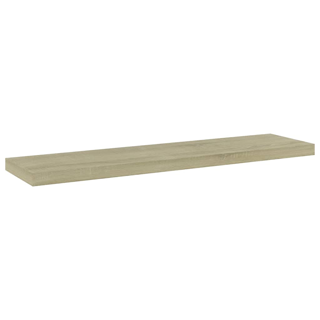 Modern Simple Wall Storage Shelves 8-Pack - Sonoma Oak 15.7