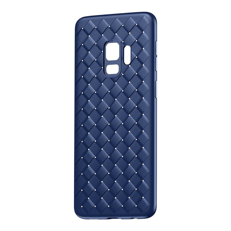 Baseus Woven Textured Protective Case for Samsung Galaxy S9 Plus - Slim & Durable Phone Cover with Anti-Scratch Design | Perfect for Work, Travel & Everyday Use