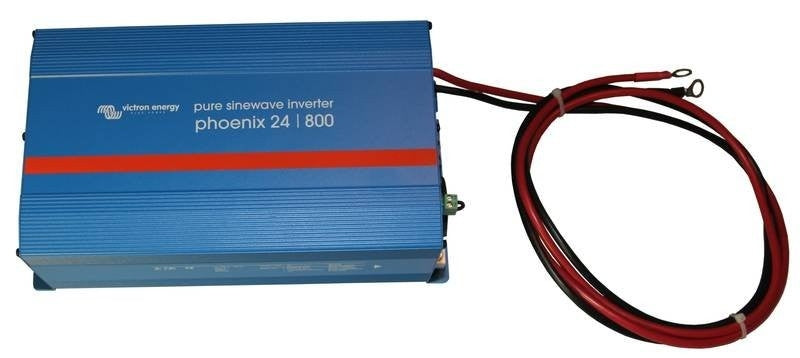 Victron Energy Phoenix Inverter 24V 800W 230V Pure Sine Wave Power Inverter with VE.Direct Port - Reliable Backup Power for Home, RV, and Marine Applications