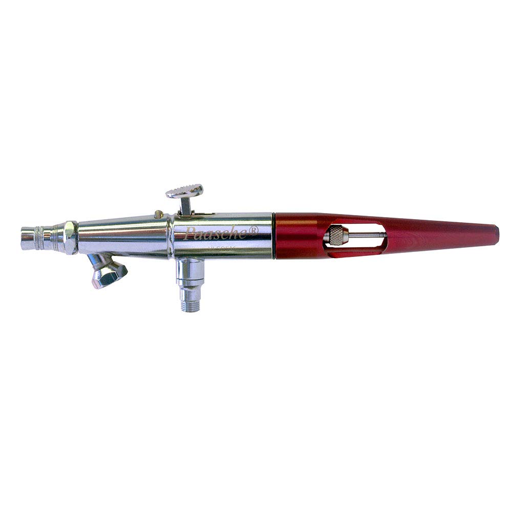 Professional Paasche Double Action Airbrush Kit with Wooden Case - Perfect for Model Painting, Cake Decorating & DIY Art Projects