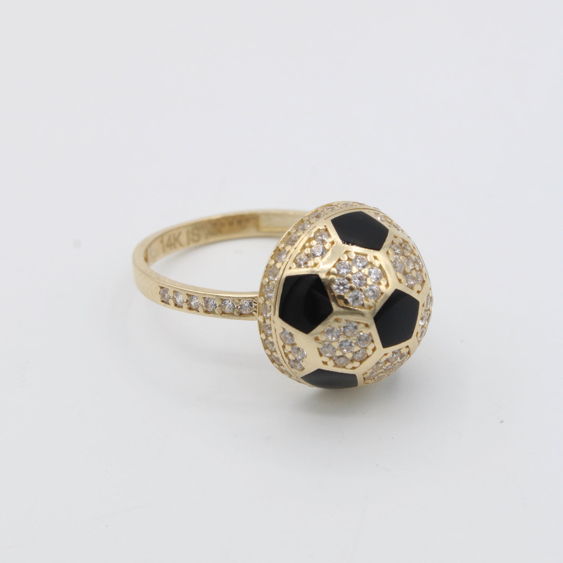 14K Gold Ball Fancy Ring for Women - Elegant Stackable Jewelry for Everyday Wear, Gift Giving & Special Occasions | JTJ™