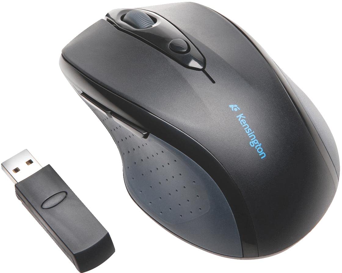 Kensington Pro Fit Full-Size Wireless Mouse - Ergonomic Comfort for Office & Home Use, Long Battery Life, Smooth Tracking for PC & Mac - Perfect for Work, Gaming & Productivity