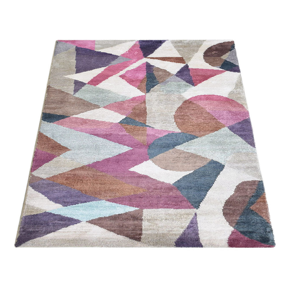 Hand Knotted Sheer Area Rug - Lightweight & Elegant for Living Room, Bedroom, or Nursery Decor