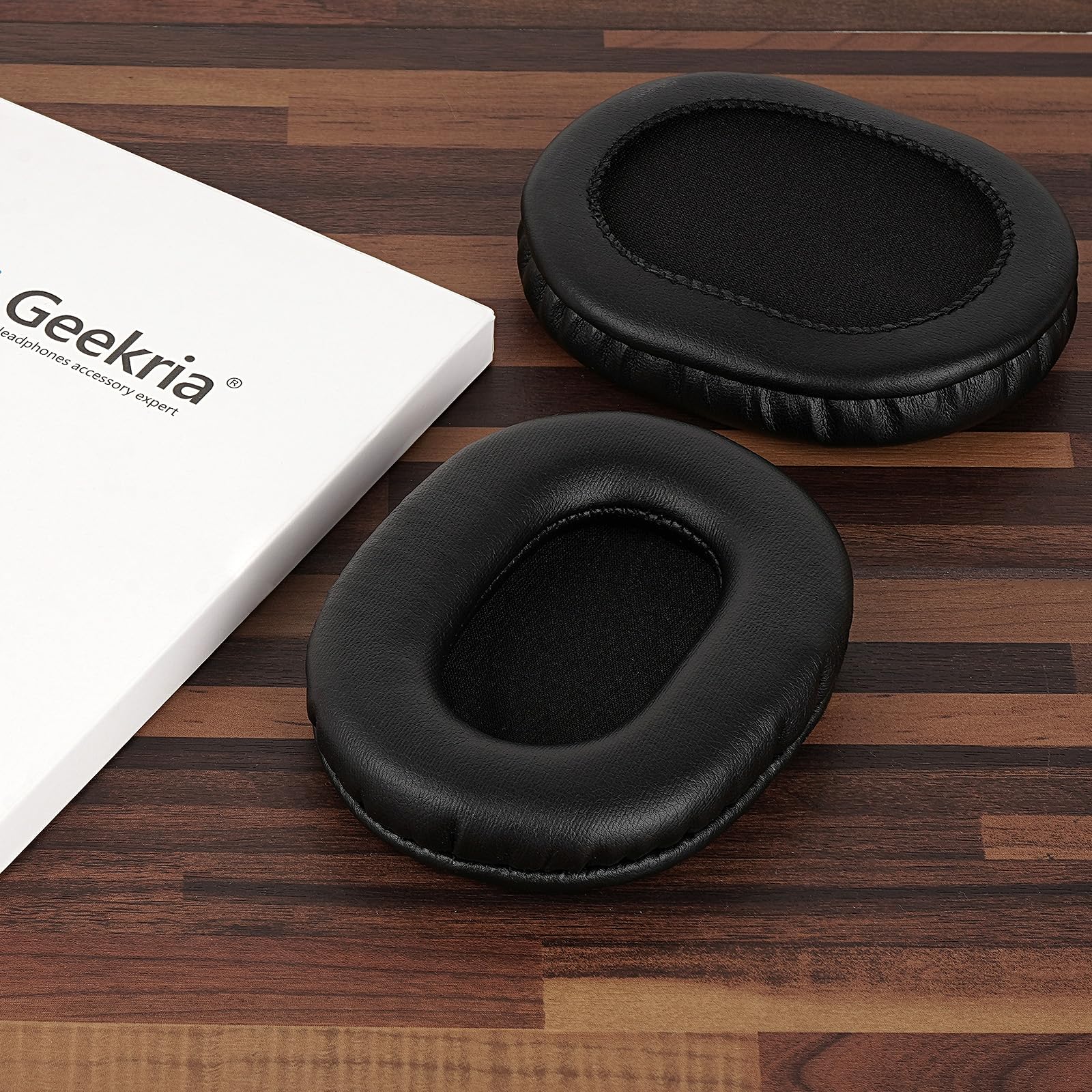 Geekria QuickFit Replacement Ear Pads for Sony MDR-7506, MDR-V6, MDR-CD900ST Headphones - Premium Memory Foam Ear Cushions & Earpads for Comfort & Noise Isolation - Perfect for Studio Recording, Gaming & Travel (Black)