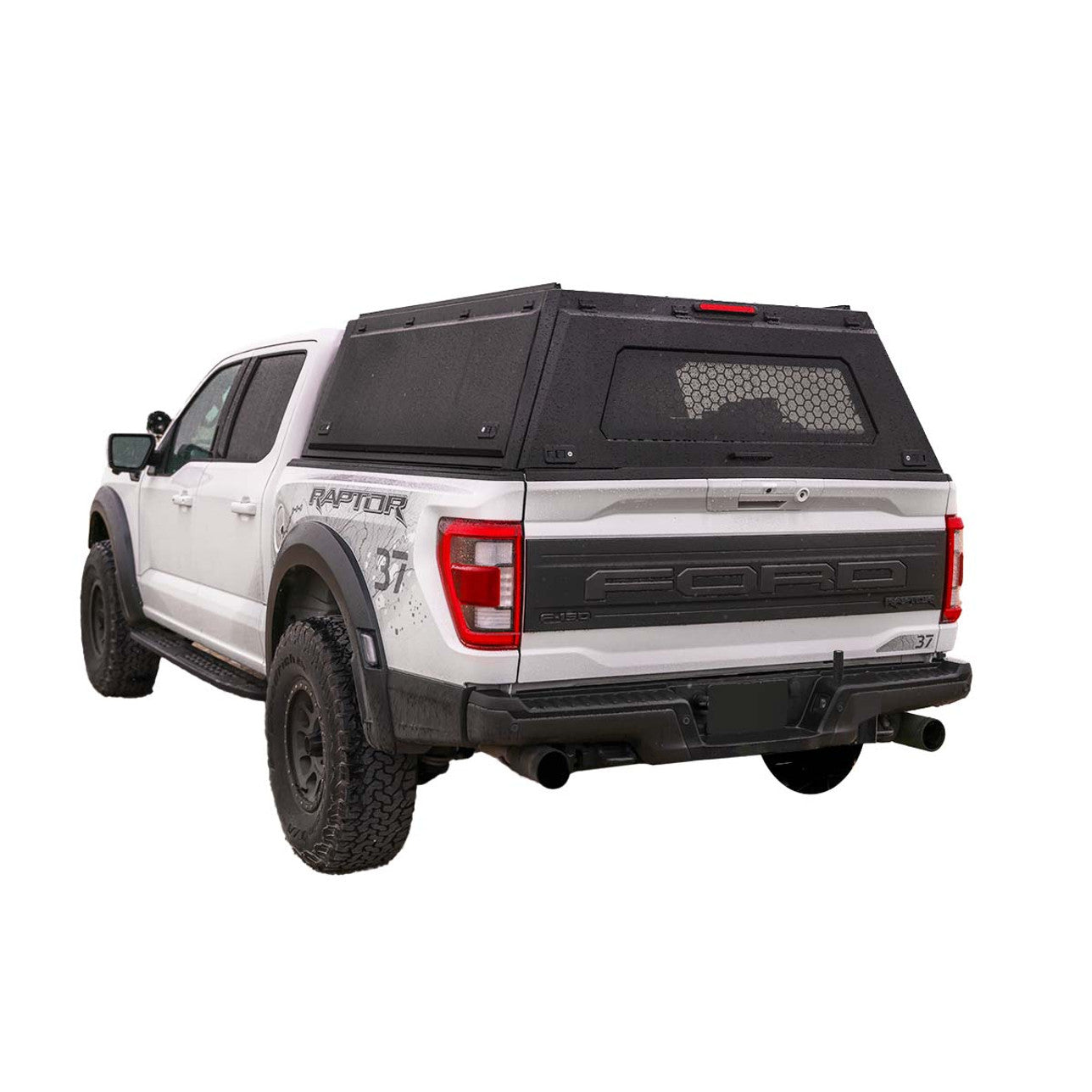 2021 Ford F-150 5.5ft Bed Overland Vehicle Systems Expedition Truck Cap - Durable Truck Canopy for Camping & Off-Road Adventures