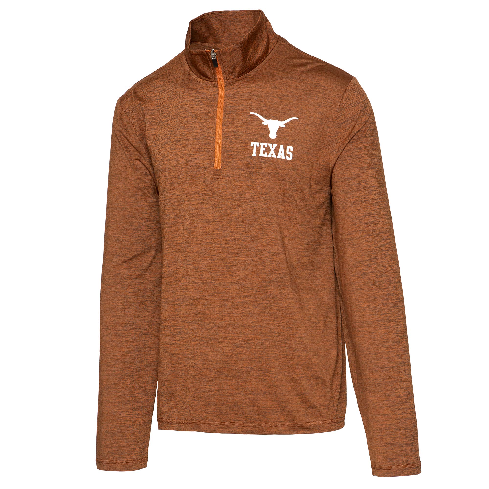 Authentic University of Texas Longhorns Men's Quarter Zip Pullover Sweatshirt - Comfortable Fleece Lined Hoodie for Game Day, Campus Wear & Casual Outfits