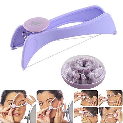 SR TRADERS Professional Hair Removal Threading Kit - Eyebrow & Facial Hair Remover for Women | Painless At-Home Hair Removal System | Perfect for Eyebrow Shaping, Upper Lip & Chin Hair Removal
