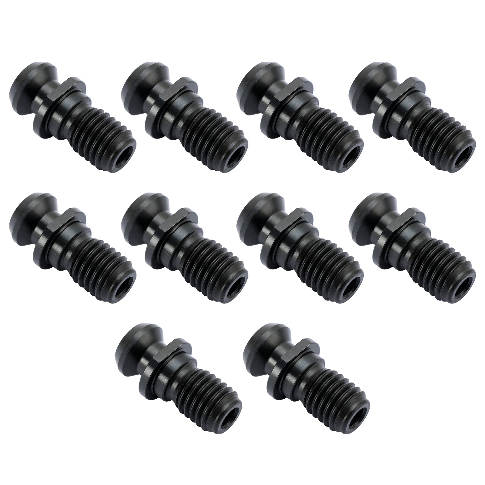 10 Pcs CAT40 45° 0.740 Pull Stud Retention Knob for Mazak Fadal CNC Machines - High Precision Tool Holder Accessories for Milling, Drilling & Lathe Operations