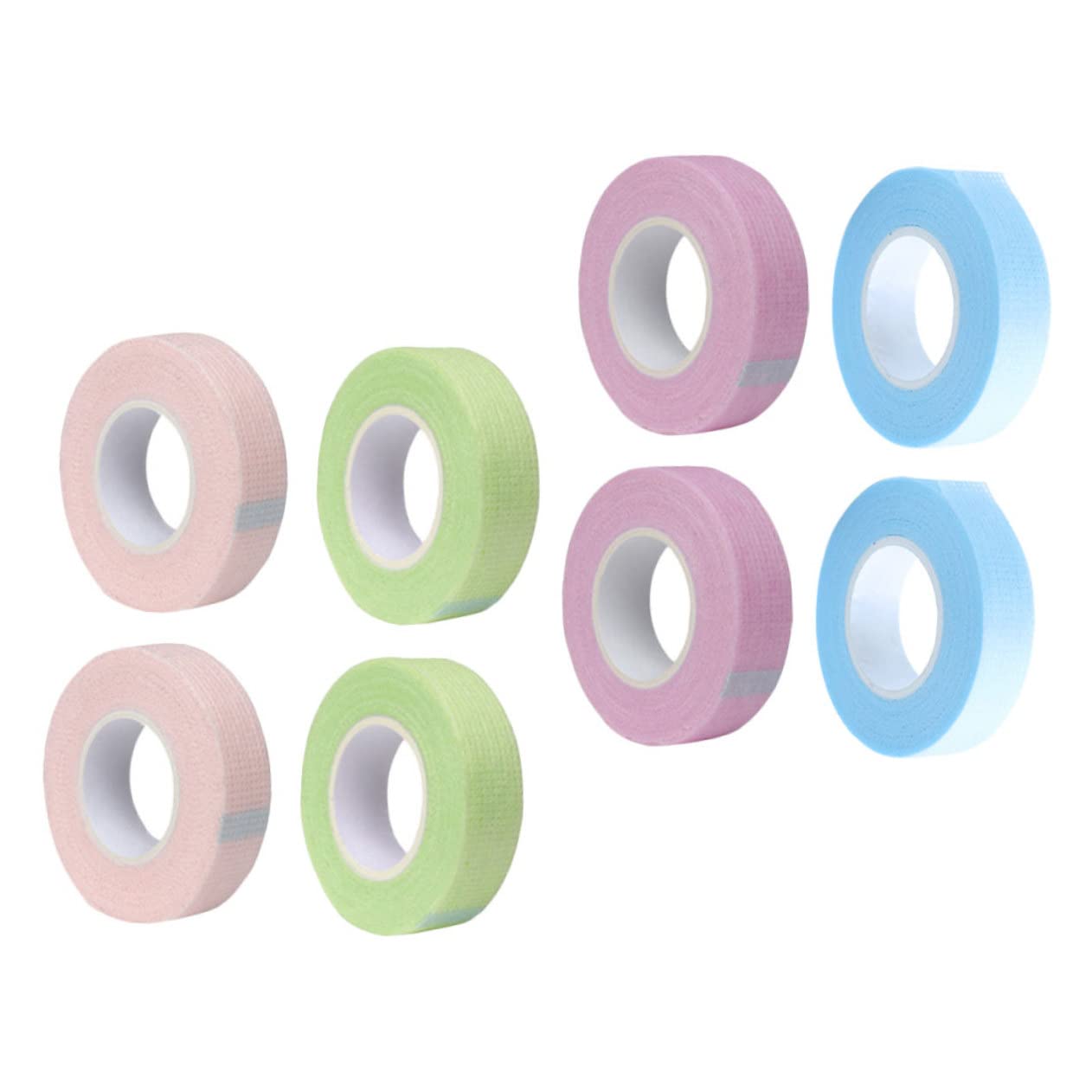 FOMIYES 12 Rolls Eyelash Extension Tape - Lash Isolation Tape, Adhesive & Breathable Makeup Tape for Lash Extensions - Perfect for Salon, DIY & Professional Use