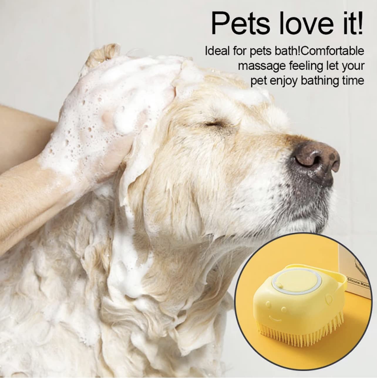Premium Silicone Body Scrubber & Massager for Shower & Bath - Exfoliating & Relaxing Skin Care Tool for Smooth & Glowing Skin