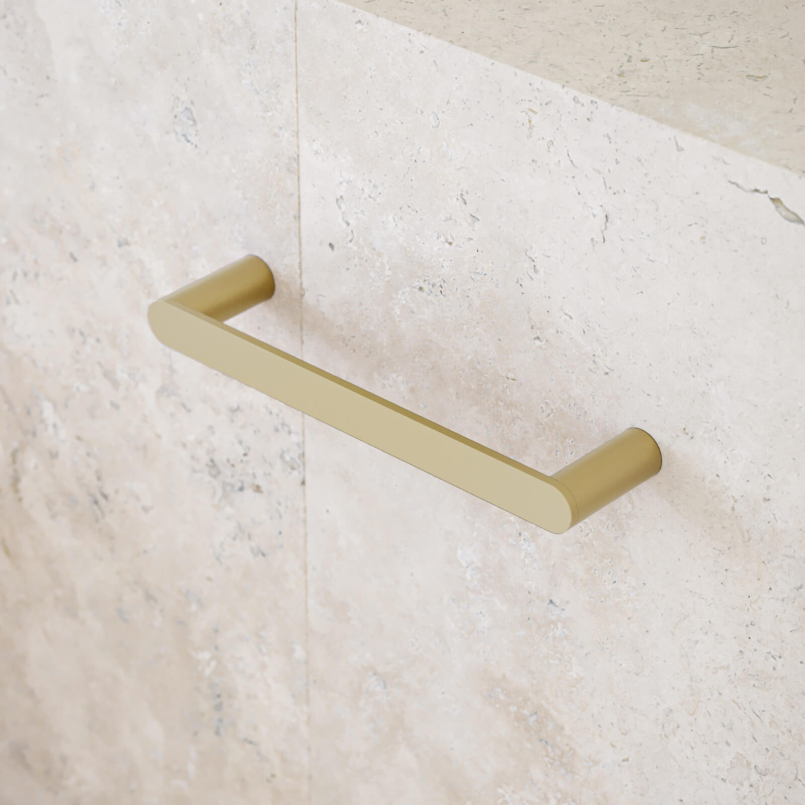 Caroma Urbane II Brushed Brass Hand Towel Rail - Modern Bathroom Towel Holder for Spa, Hotel, and Home Decor