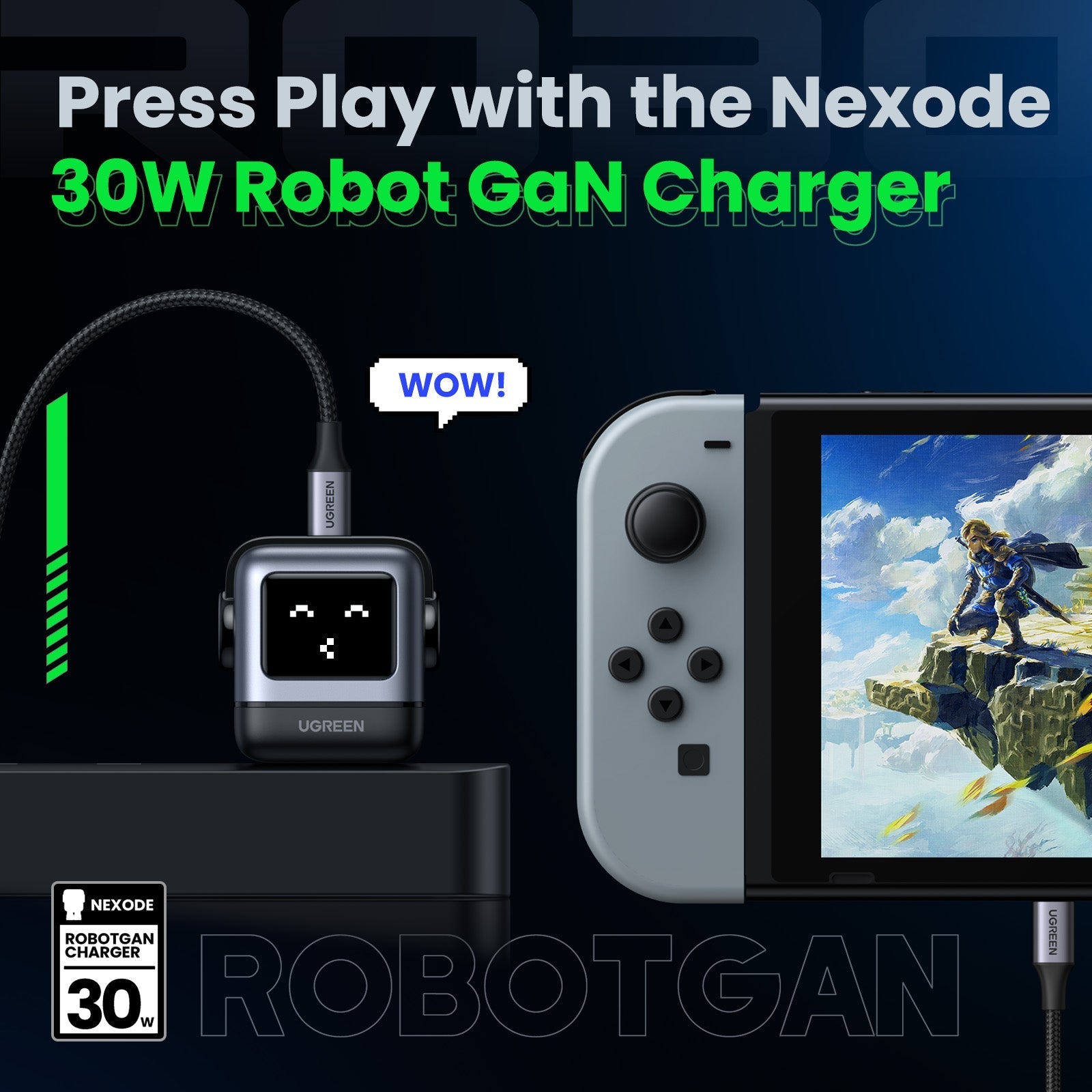 UGREEN 30W USB-C Fast Charger for iPhone 15/14/13/12 - PD 3.0 Quick Charge - Compact Travel Charger for Home, Office & Car Use