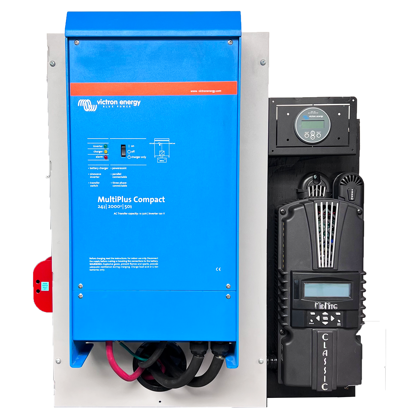 2000W Victron Energy Solar Kit with Inverter Charger | Complete Ready-to-Use Off-Grid Power Solution | Perfect for RV, Camping & Emergency Backup