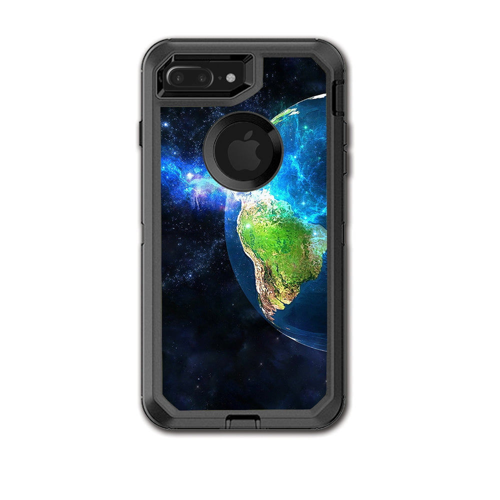 3D Earth Otterbox Defender Case for iPhone 7 Plus & iPhone 8 Plus - Rugged Protective Cover with Stylish Design | Perfect for Outdoor Adventures, Travel & Daily Use