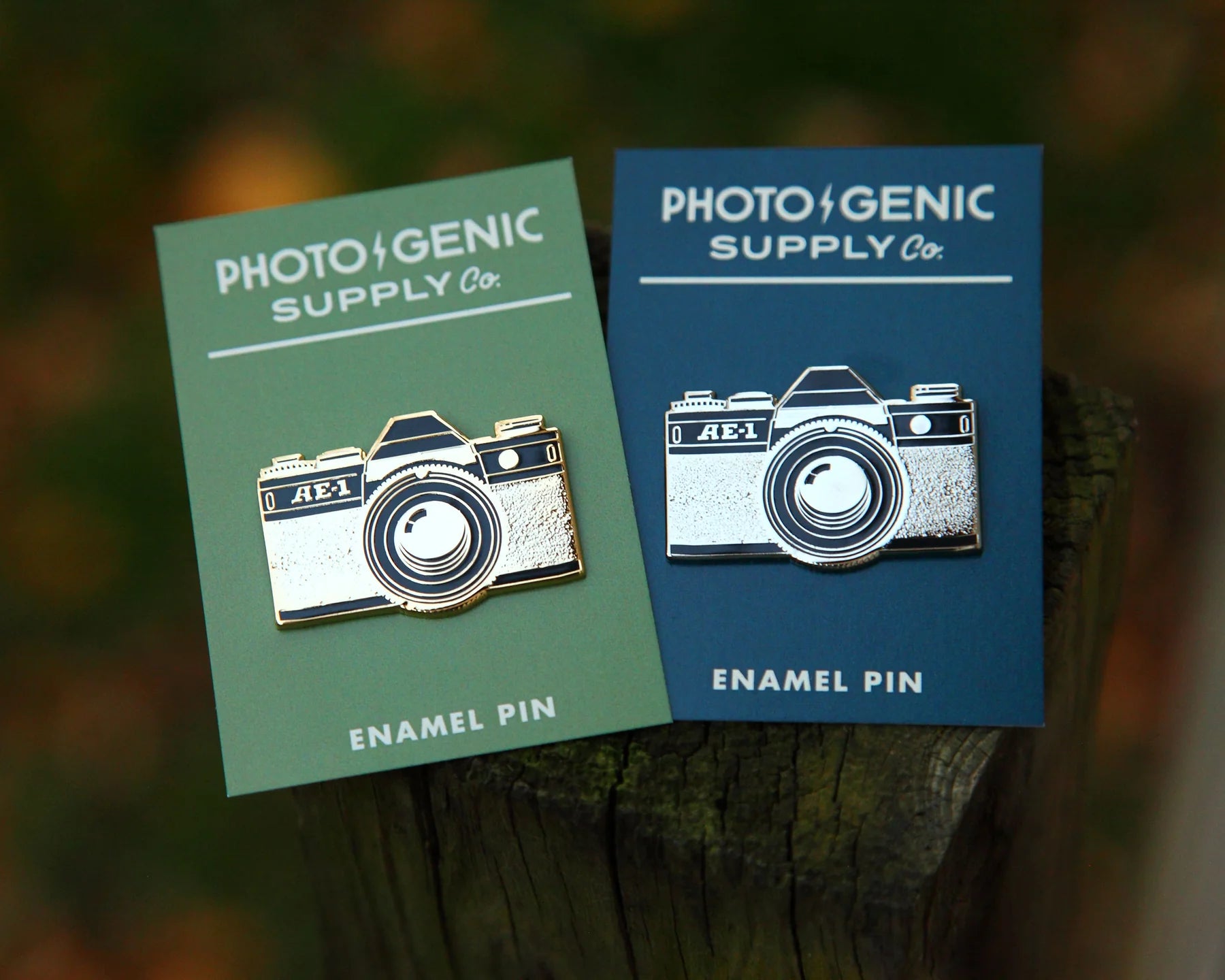 AE 1 Camera Pin in Silver - Vintage Camera Enthusiast Collectible for Photography Lovers - Perfect for Jackets, Bags & Camera Straps