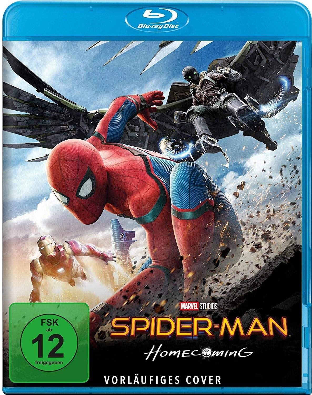 Spider-Man: Homecoming Blu-ray Movie - Action-Packed Superhero Film for Marvel Fans | Perfect for Movie Nights & Collectors
