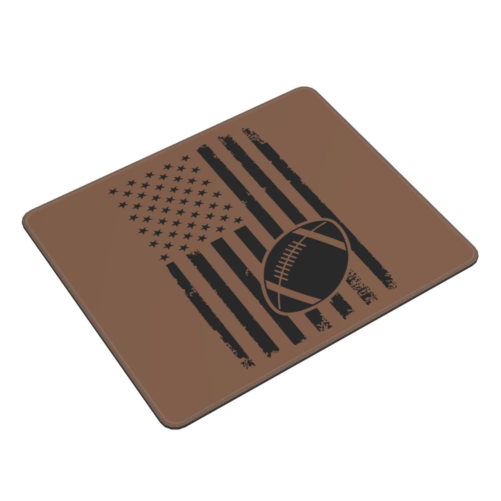 SIYTUAU USA Flag Football Mouse Pad - Waterproof, Non-Slip Rubber Gaming Mousepad (10x12 inches) for Laptop, Office & PC Gaming - Perfect for Sports Fans & Gamers