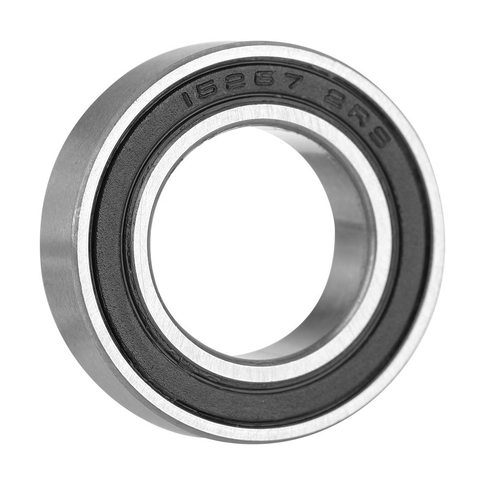15x26x7mm Rubber Sealed Ball Bearing (4 Pack) - 15267-2RS Deep Groove Bearings for Power Tools, Electronic Equipment, Pumps & Motors - Ideal for CNC Machinery, Automotive Parts & Industrial Applications
