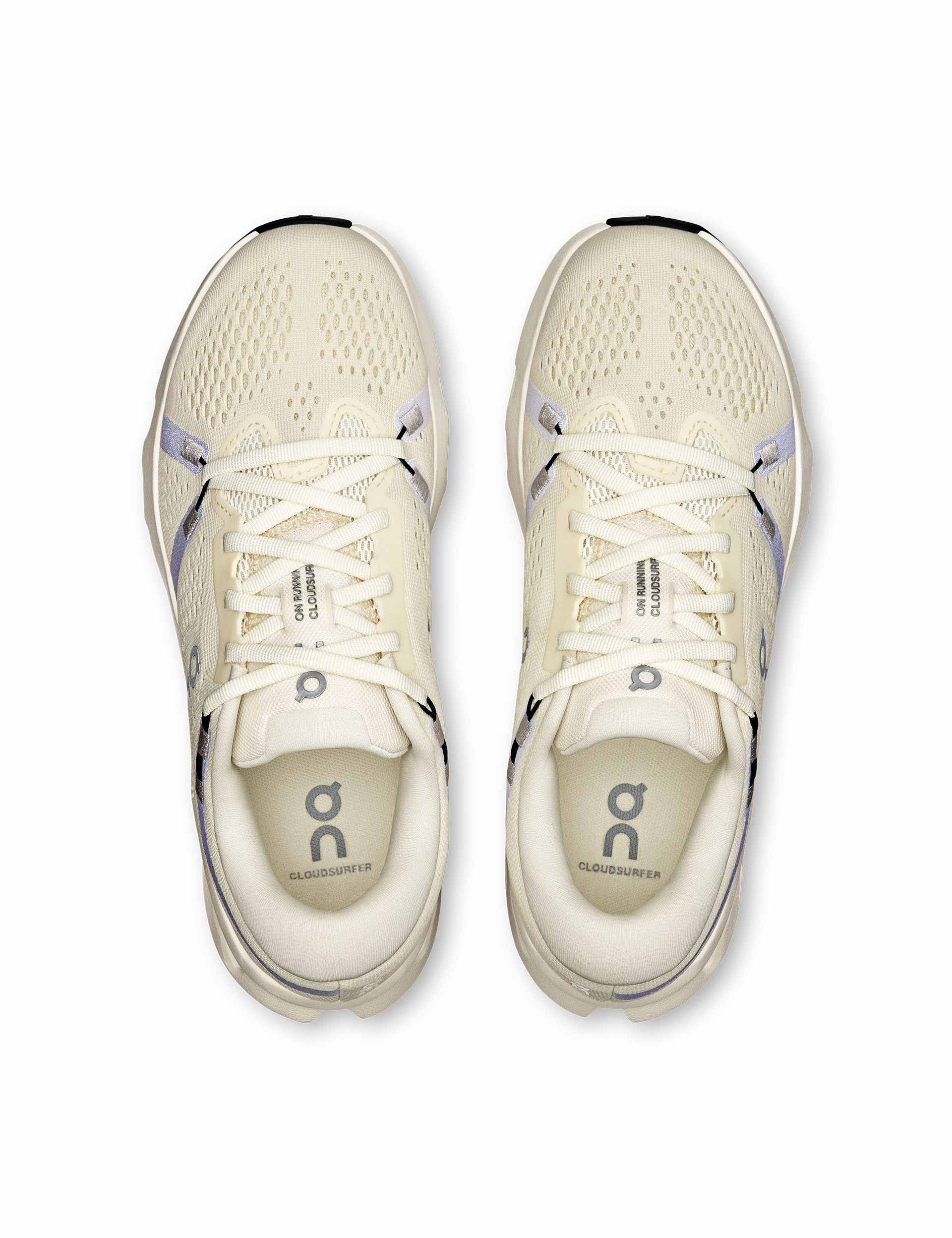 Cloudsurfer 2 Running Shoes - Ivory White Cushioned Sneakers for Men & Women | Perfect for Jogging, Gym Workouts & Daily Comfort Wear