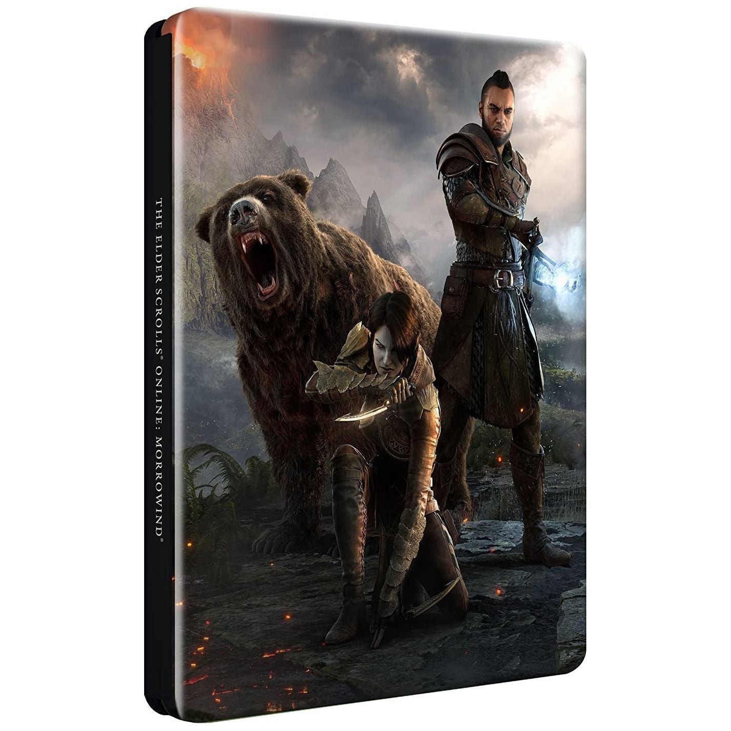 The Elder Scrolls Online Morrowind Steel Game Case - Collector's Edition for PC & Console Gamers - Perfect for Display & Protection