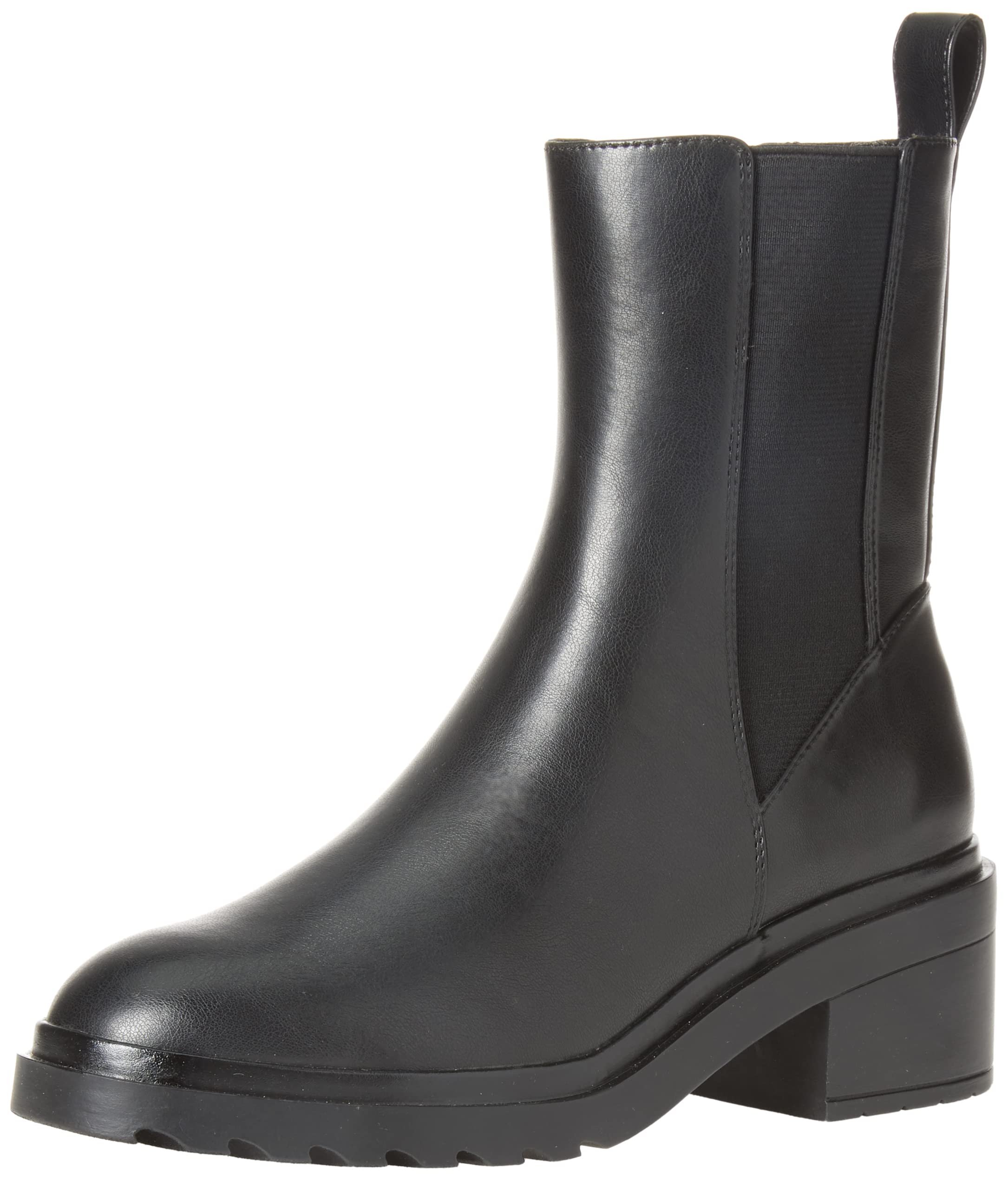 Amazon Essentials Women's Chunky Sole Chelsea Boots - Waterproof Ankle Booties for Women, Comfortable Slip-On Winter Shoes with Non-Slip Rubber Sole | Perfect for Casual Outfits, Work, and Rainy Days