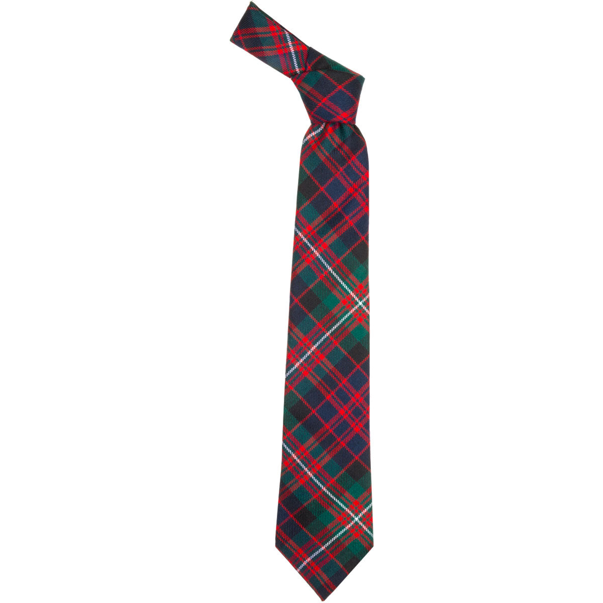 MacDonnell of Glengarry Modern Tartan Tie - Stylish Scottish Clan Necktie for Men | Perfect for Weddings, Business Meetings & Formal Occasions