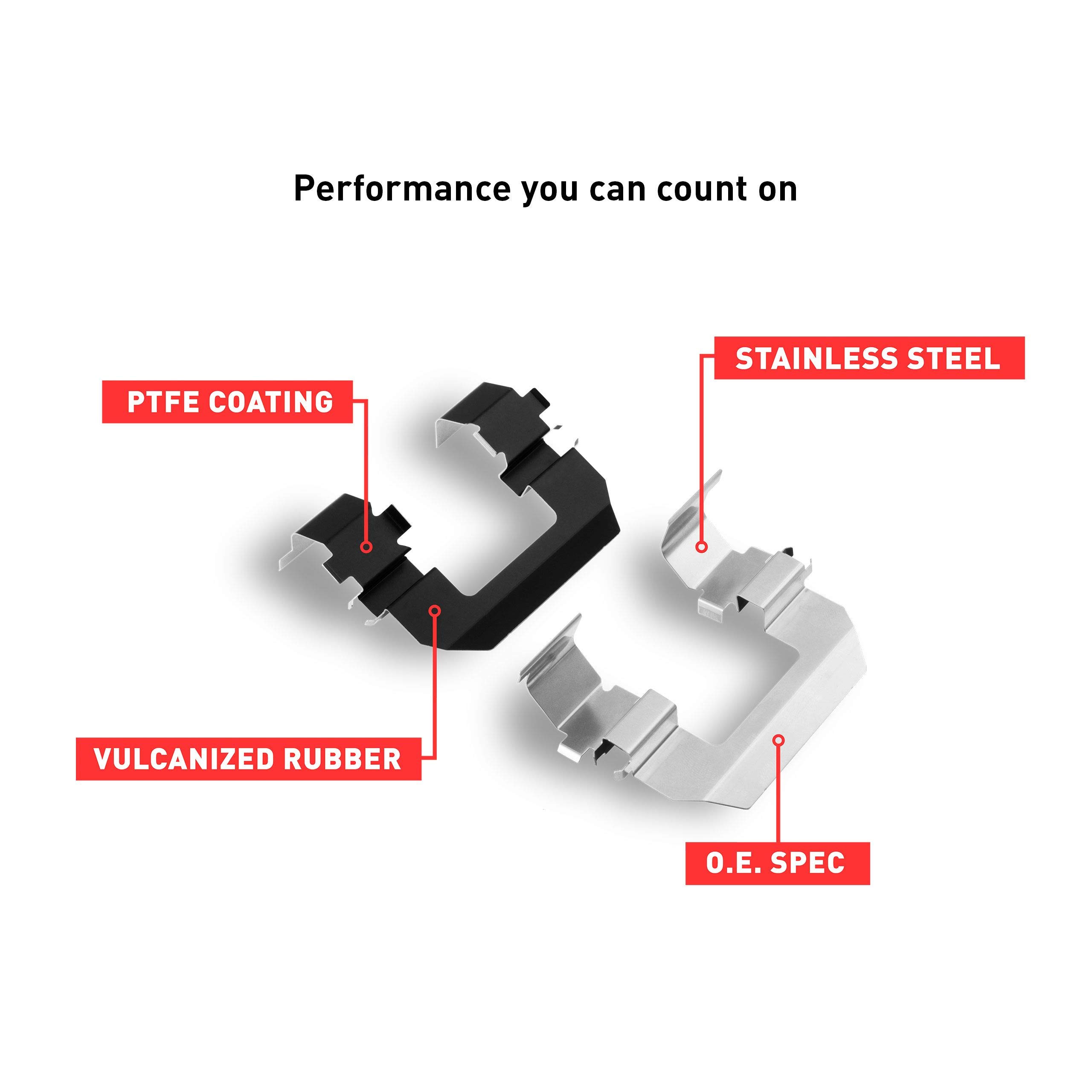 Premium Ceramic Front Brake Pads & Rotors Kit - DFC High Performance Braking System for Cars, Trucks & SUVs | Low Noise & Dust | Perfect for Daily Commuting, Highway Driving & Off-Road Adventures | Ideal for City Traffic, Long Trips & Mountain Roads