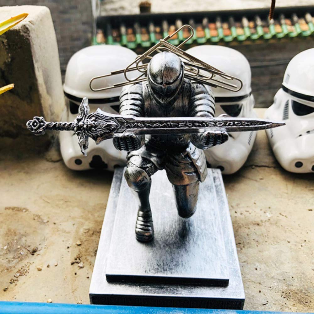 Magnetic Knight Pen Holder - Cool Executive Desk Organizer for Office & Home | Unique Christmas Gift for Men, Boyfriend, Husband, Dad & Son | Perfect for Workstations, Gaming Setups & Study Desks