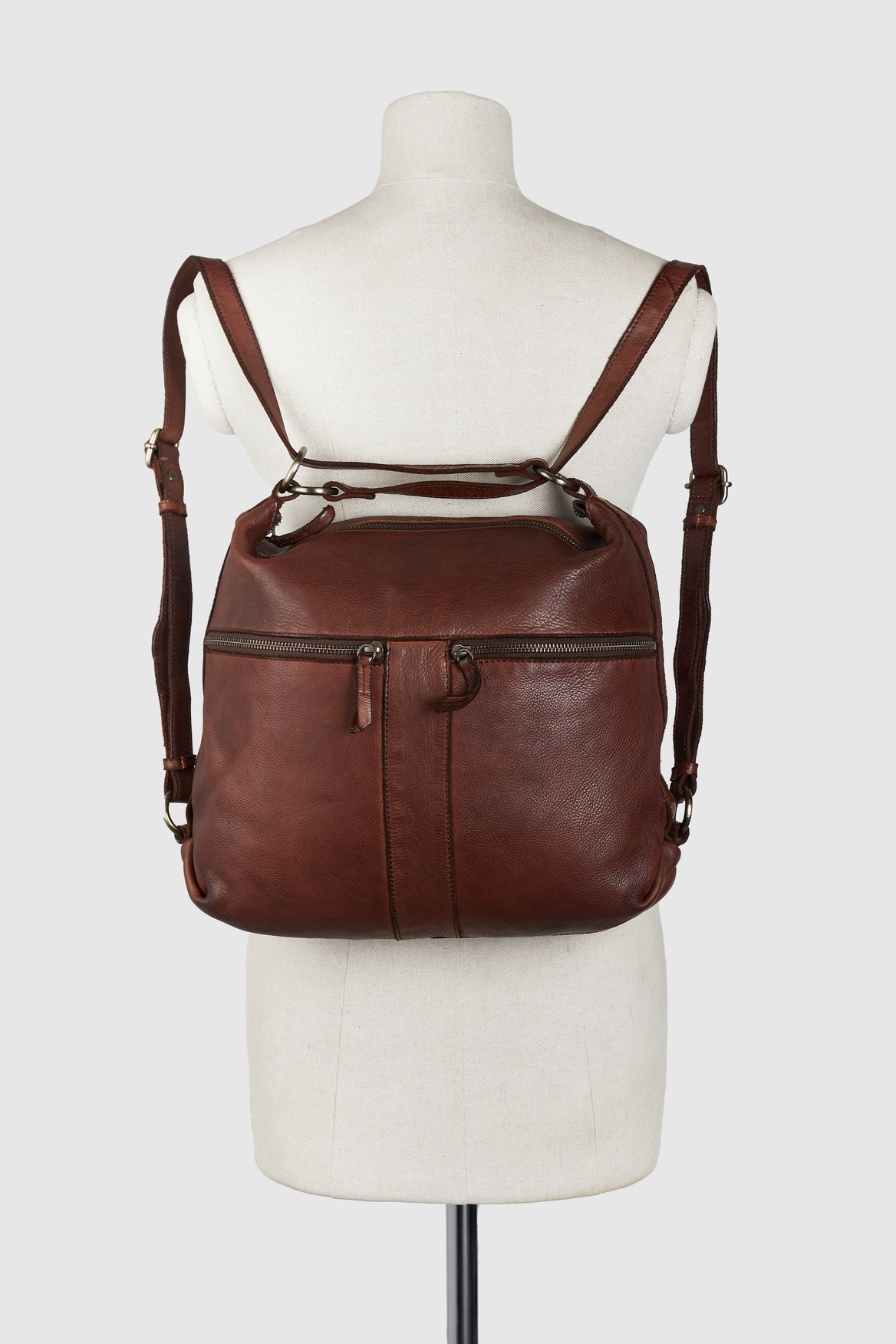 Ari Genuine Leather Convertible Backpack for Women & Men - Stylish Laptop Bag, Travel Backpack, Work Tote & Shoulder Bag - Perfect for Office, Commute & Weekend Getaways