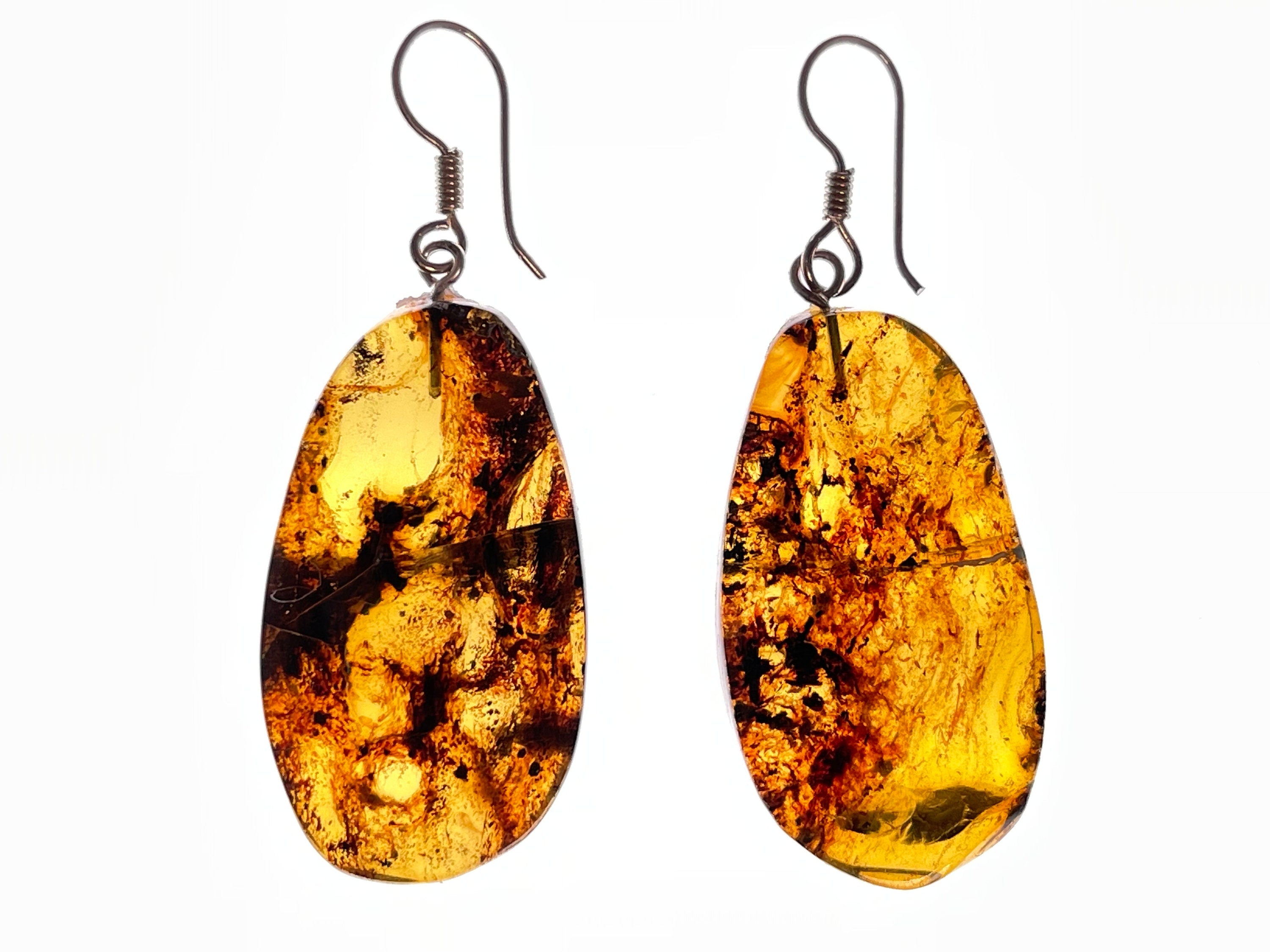 AMBER Crystal Earrings - Handmade Dangle Statement Jewelry with Healing Stones | Perfect for Boho Fashion, Spiritual Healing & Gift Giving