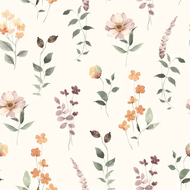Premium Mauve Flower Stems | Double Gauze Fabric for DIY Floral Arrangements, Home Decor & Wedding Bouquets | Soft & Durable Material for Crafts & Sewing Projects
