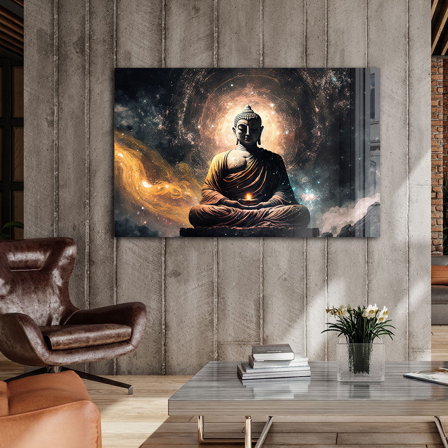 Buddha Enlightenment II Statue - Handcrafted Meditation Decor for Home, Office & Yoga Studio - Perfect for Zen Decor & Spiritual Gifts