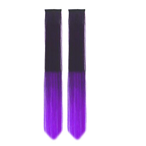 Straight Black-Purple