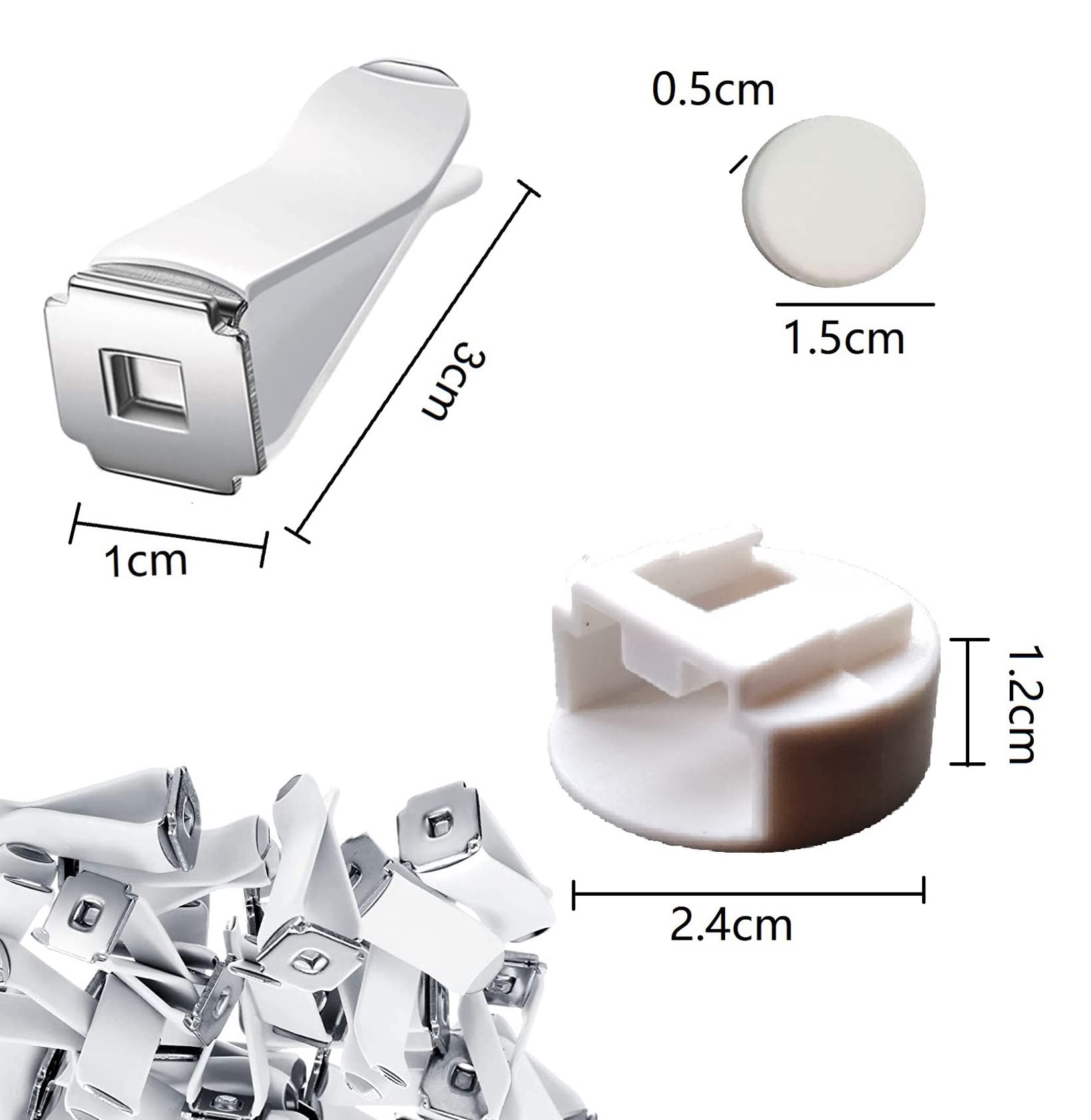 10-Pack White Car Air Vent Clips - DIY Air Freshener Holder Kit for Crafts, Auto AC Vent Decor & Customizable Car Accessories - Perfect for Aromatherapy, Gift Making & Vehicle Personalization