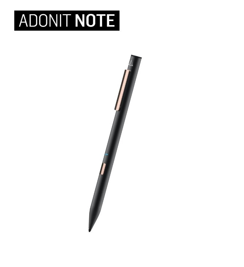 Adonit Note iPad Stylus Pen - Black ADNB 847663023379 | Precision Stylus for iPad with Palm Rejection, Perfect for Drawing, Note-Taking & Digital Art