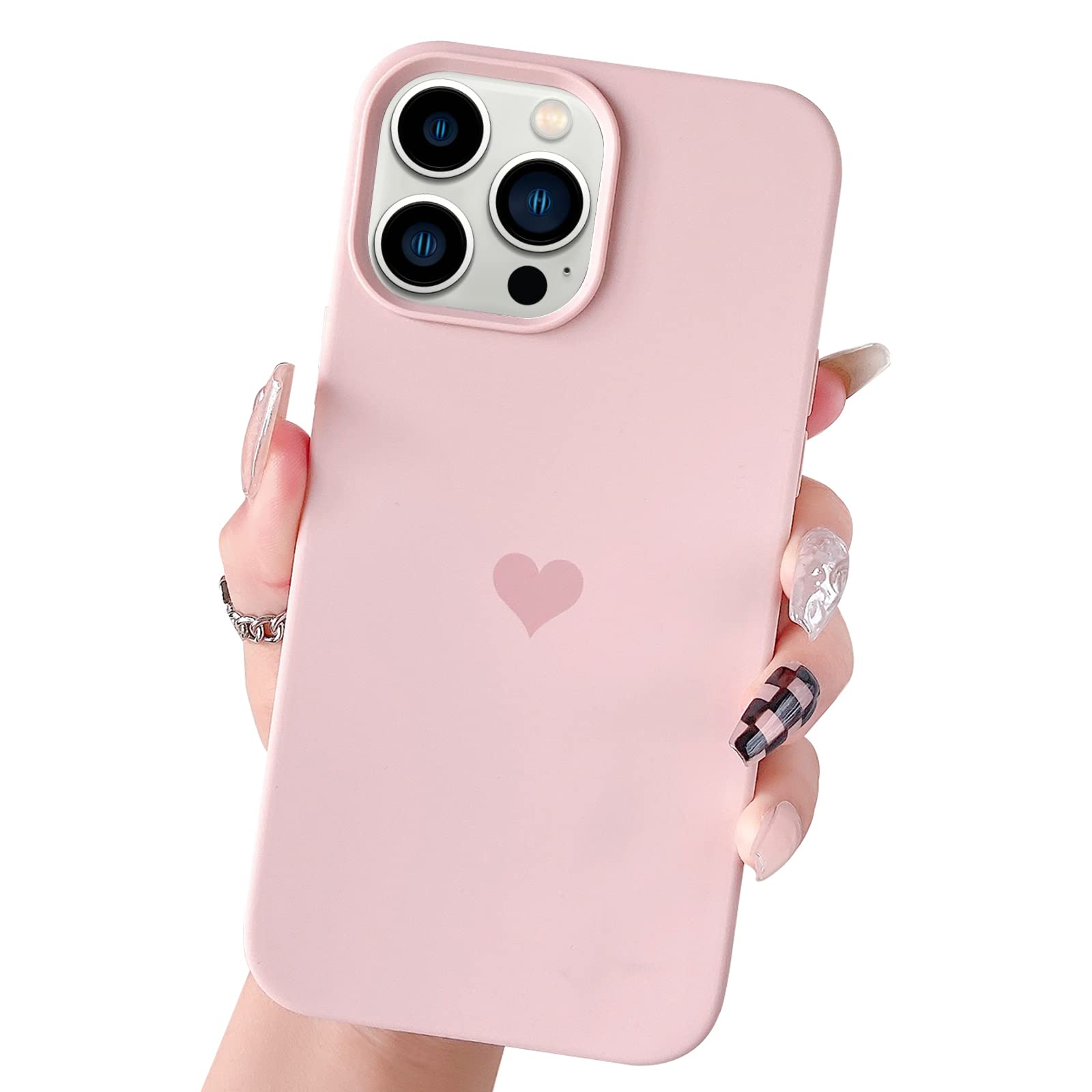 Jmltech iPhone 12 Pro Max Case - Cute Soft Silicone Protective Cover with Anti-Scratch Microfiber Lining | Shockproof Slim Fit Phone Case for Women & Girls | Perfect for Daily Use, Work, and Travel