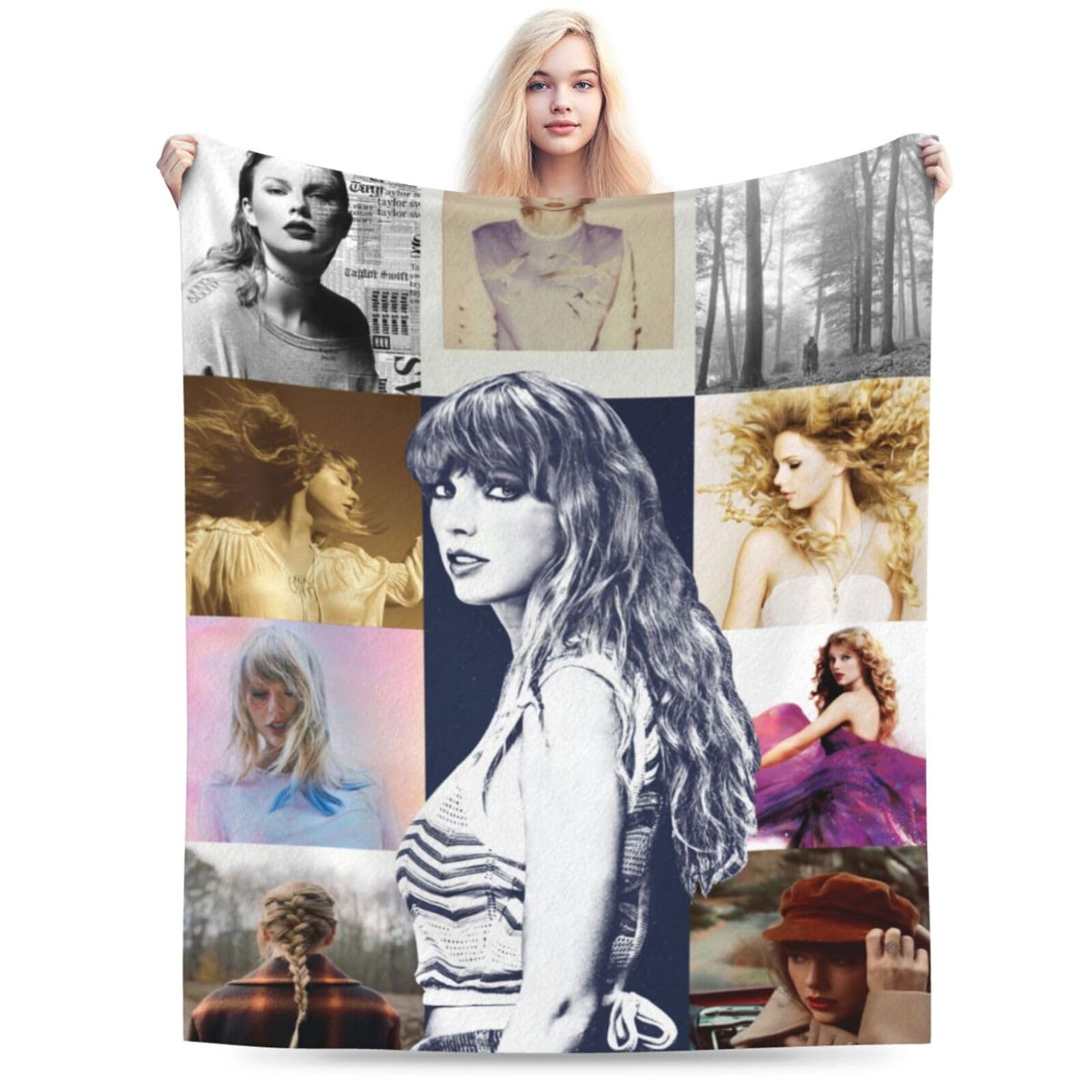 Singer Throw Blanket - Ultra Soft & Warm Fleece Blanket for Bed, Couch, Sofa - Perfect Gift for Music Lovers - All Season Cozy Blanket (50x40 Inches) - Great for Netflix Nights, Camping & Home Decor