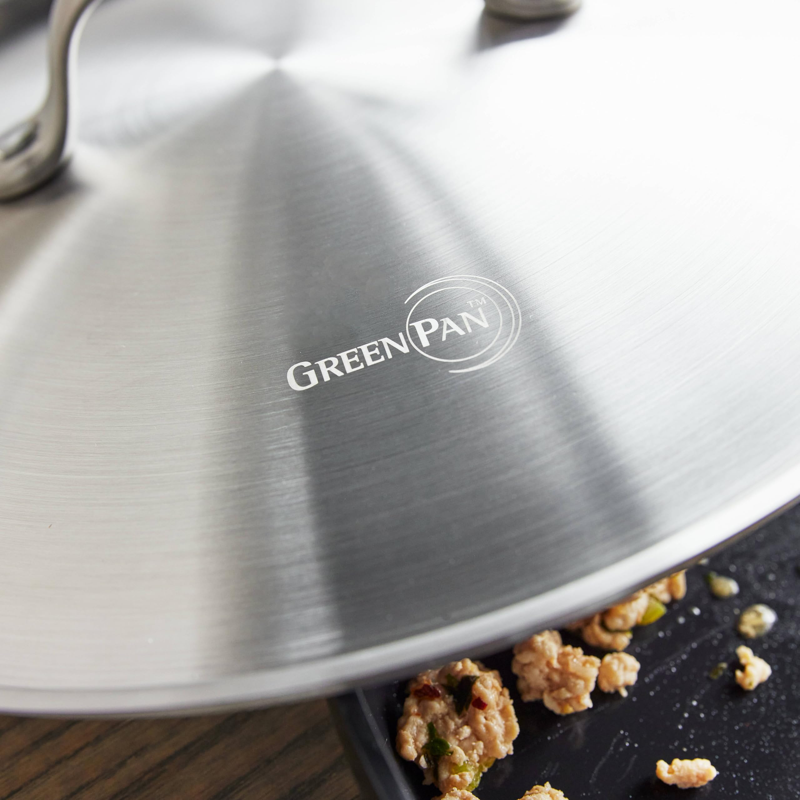 GreenPan Craft Noire 4.5QT Non-Toxic Ceramic Nonstick Saute Pan with Lid - PFAS-Free, Hard Anodized, Induction Compatible, Dishwasher Safe - Perfect for Healthy Cooking, Stir-Frying & Sauteing Vegetables