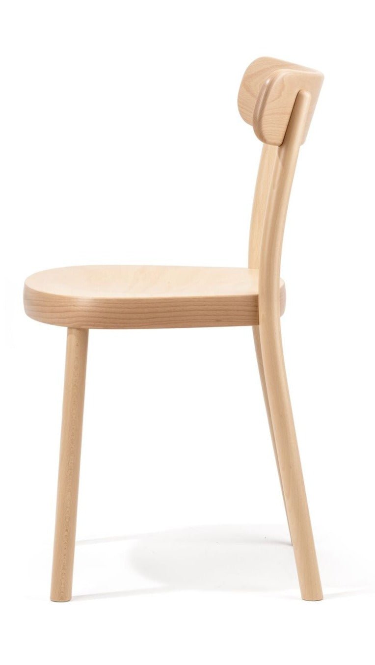 La Zitta Bentwood Side Chair by Ton - Modern Wooden Dining Chair for Kitchen, Cafe & Home Decor