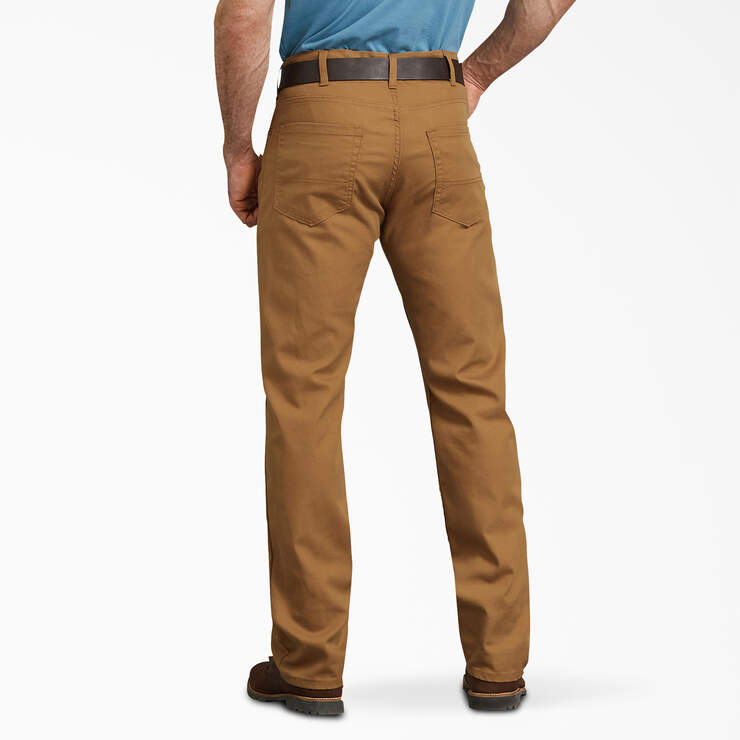 Dickies Men's Flex Regular Fit Duck Work Pants - Durable & Comfortable for Construction, Carpentry & Outdoor Jobs