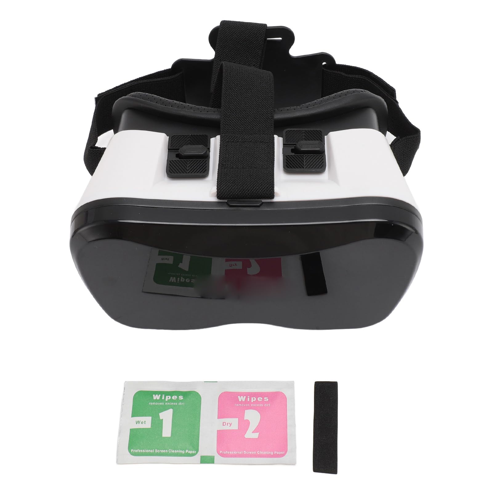 VR Headset 5PLUS - Immersive Virtual Reality Experience, Universal Compatibility for iOS & Android, Ergonomic Design with Phone Clip & Headphone Ports - Perfect for Gaming, Movies & Virtual Tours