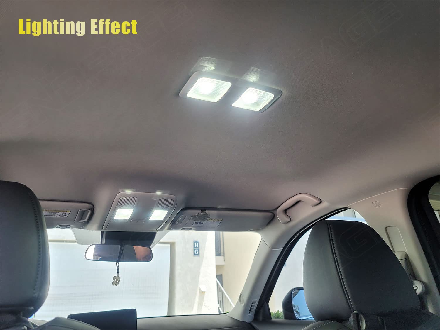 9-Piece CX5 LED Interior Light Kit for Mazda CX-5 2013-2021 - White 6000K LED Bulbs with License Plate Lights & Install Tool - Upgrade Cabin, Trunk, Map & Dome Lighting for Better Visibility at Night
