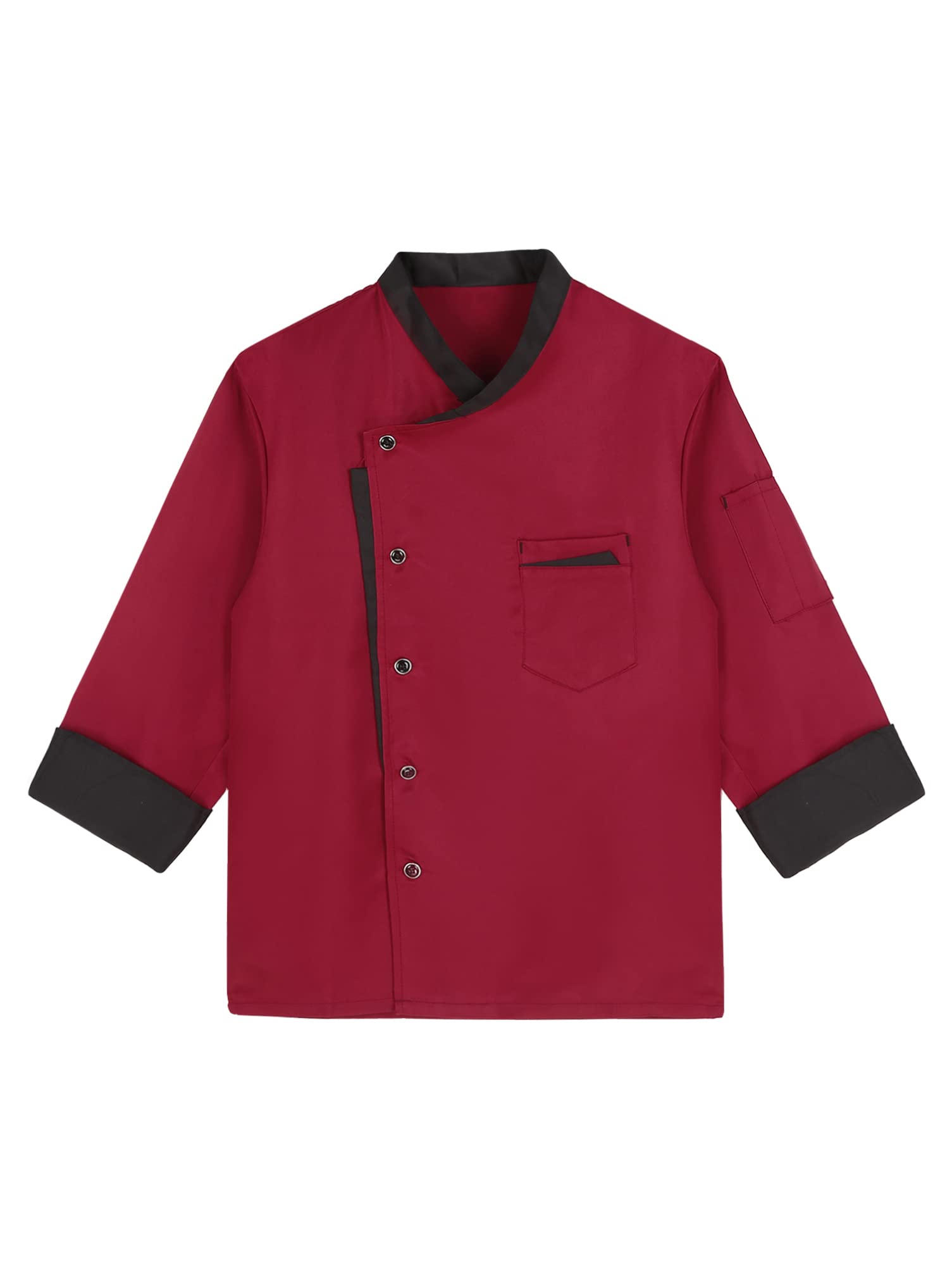 Aislor Professional Unisex Chef Jacket - Breathable Cotton Chef Coat for Men & Women - Restaurant, Hotel & Home Kitchen Uniform for Cooking, Baking & Culinary Work