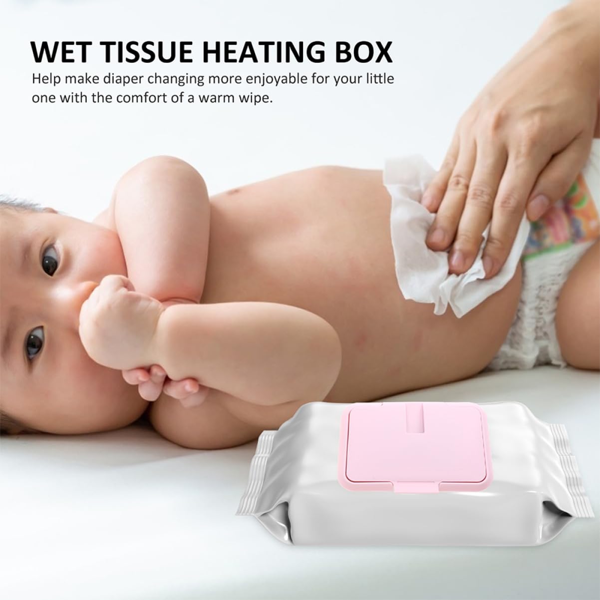VICASKY 8-Pack Travel Wipe Warmer Dispenser - Portable Baby Wipes Heater for On-the-Go Parents | Perfect for Diaper Changes, Traveling, and Outdoor Adventures