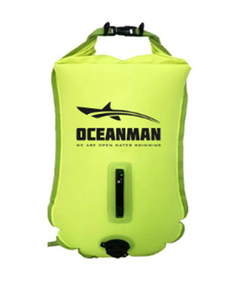 Waterproof Dry Bag for Swimming, Kayaking & Beach - Bright Green Floating Buoy with Secure Storage | Perfect for Pool, Ocean & Outdoor Water Sports